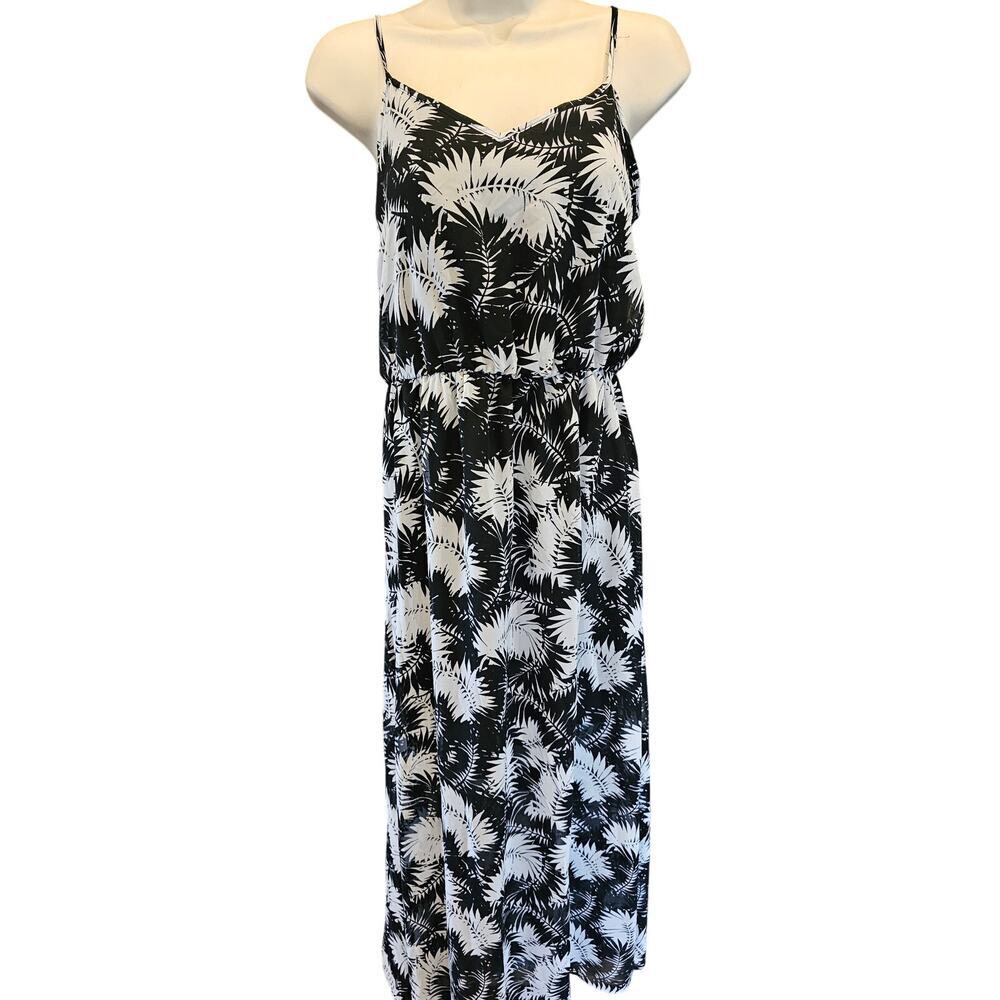 Charming Charlie chiffon layered maxi dress summer beach S cottagecore coquette